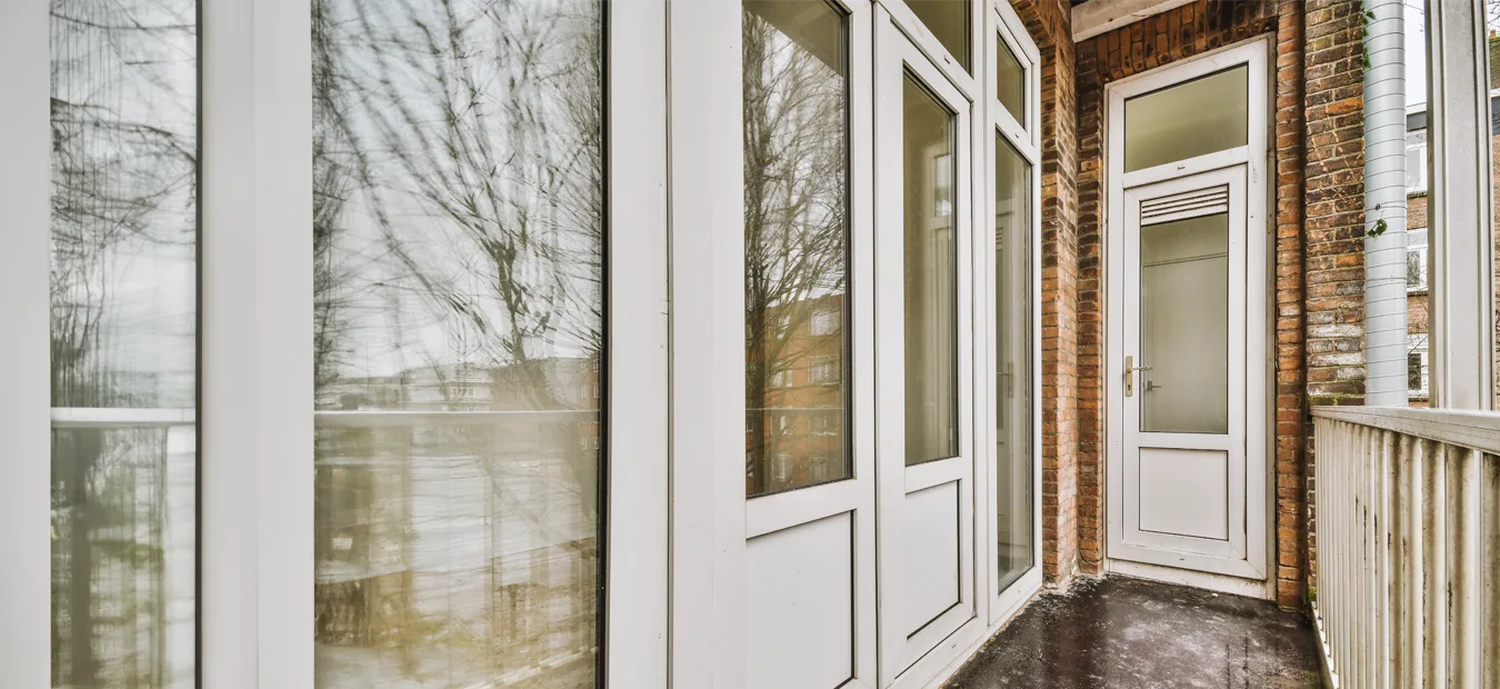 Porta-finestra da balcone in PVC